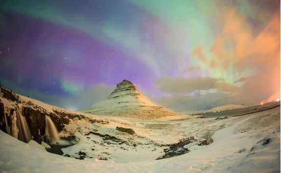 The Northern Lights in the Snaefellsnes Peninsula
