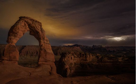 Lightning storm