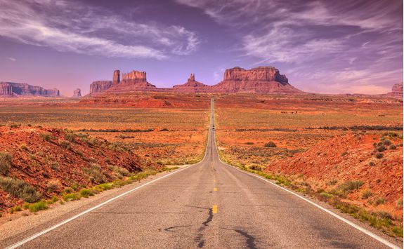 Long road stretching ahead
