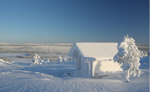 Snow covered scenery