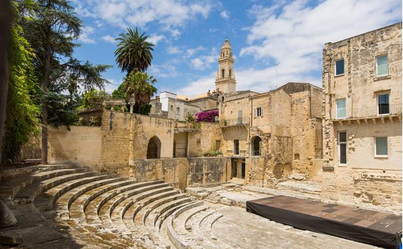 Ancient ruins in Lecce