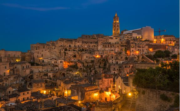 Matera at night