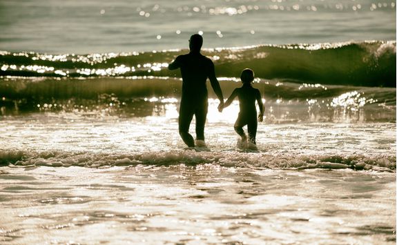 father and son in santa barbara