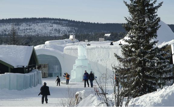 The icehotel in Jukkasjärvi