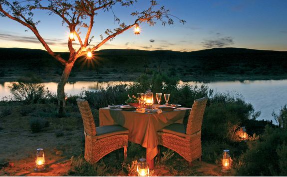 bushamans kloof dining al fresco