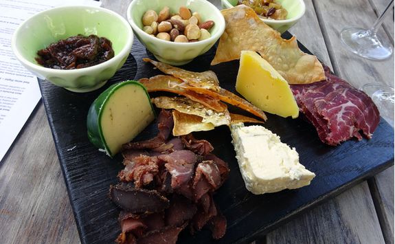 wine tasting platter