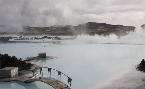 View across the Blue Lagoon