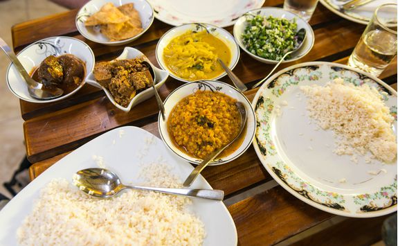 Curry dishes, Sri Lanka