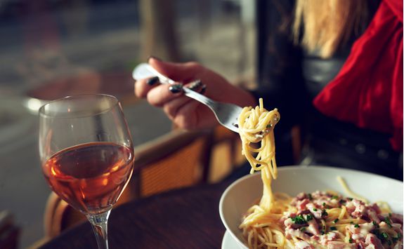pasta wine