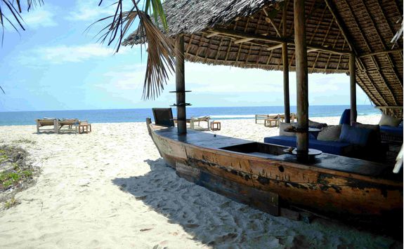beach bar, Ras Kutani Hotel