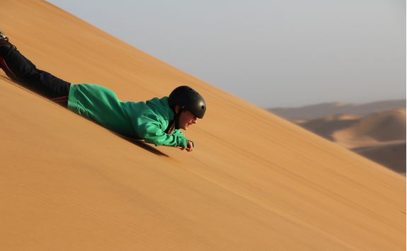 sand boarding namibia