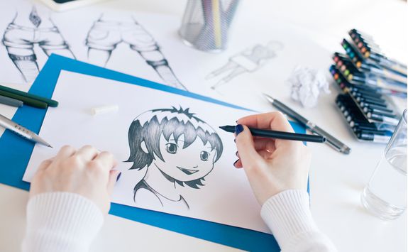 Manga class in Tokyo