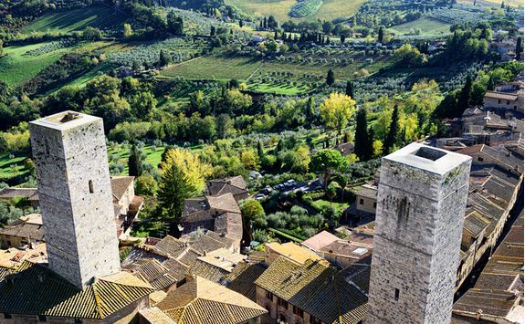 San Gimiganano hills