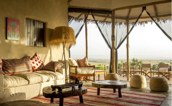Living area at Mkombe