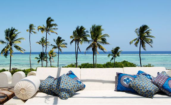 Matemwe Beach Retreat outside sofa