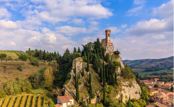 Ravenna church on a hill