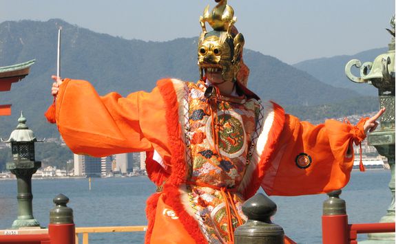 Actor at Itsukushima Shrine