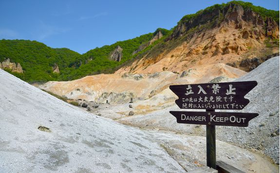 Signpost in Hell Valley