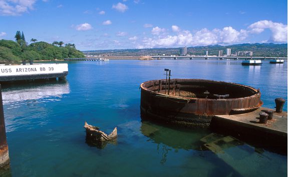 USS Arizona Memorial at Pearl Harbor