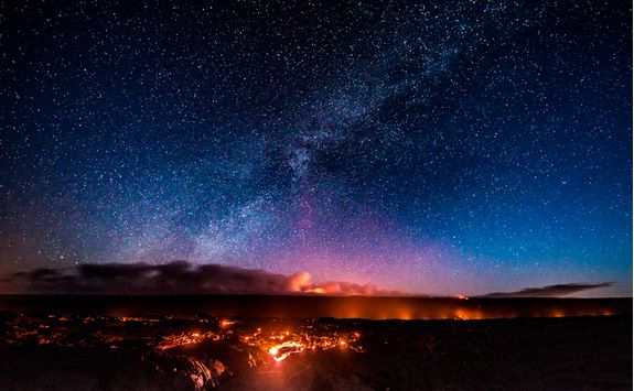 First light at Hawaii Volcanoes National Park