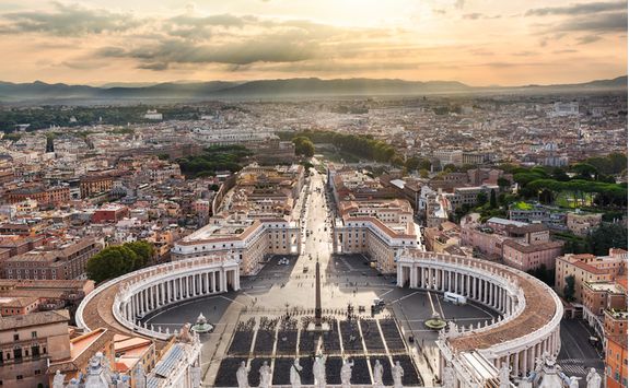 view from vatican