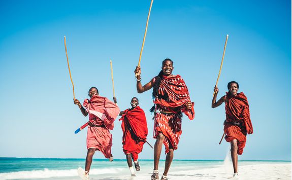 masai people beach