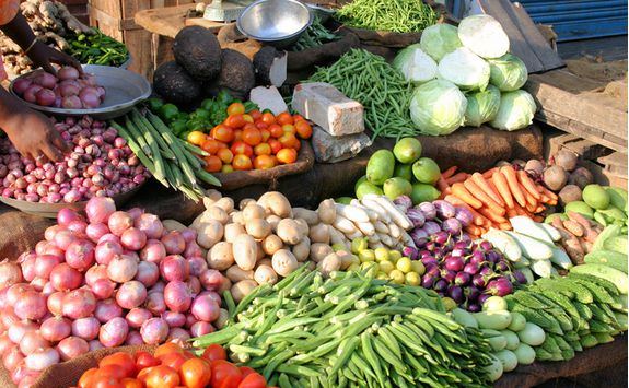 Chennai market vegetables