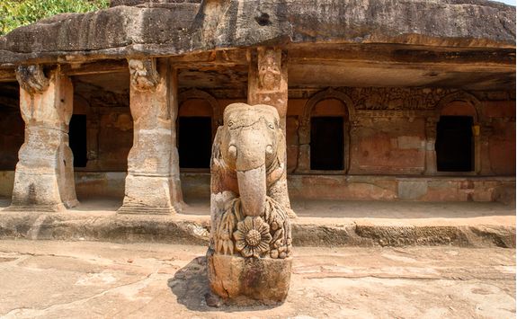 Jain caves outside Madurai