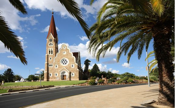 A view of Christ Church in Windhoek