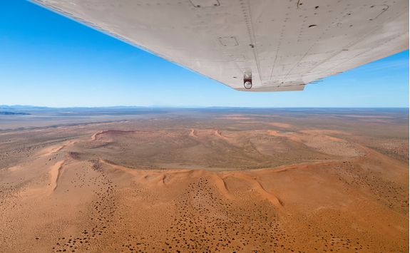 A view of Namibrand from a plane