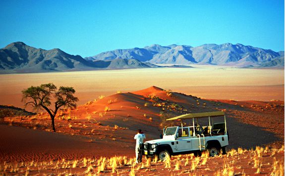 A jeep in the Wolwedans