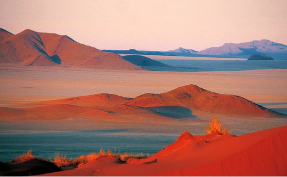 Wolwedans landscape at sunset