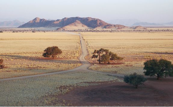 A road through the landscape of Hoanib