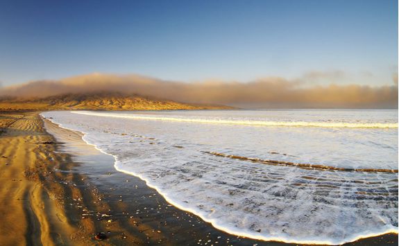 The Skeleton Coast and the ocean