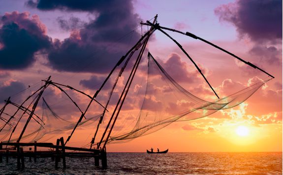 Cochin, fishing nets