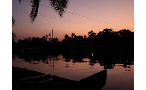 Vembanad Lake sunset