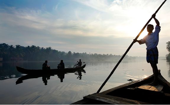 Fishermen Lake Vembanad