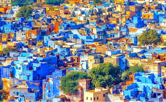 Jodhpur blue houses