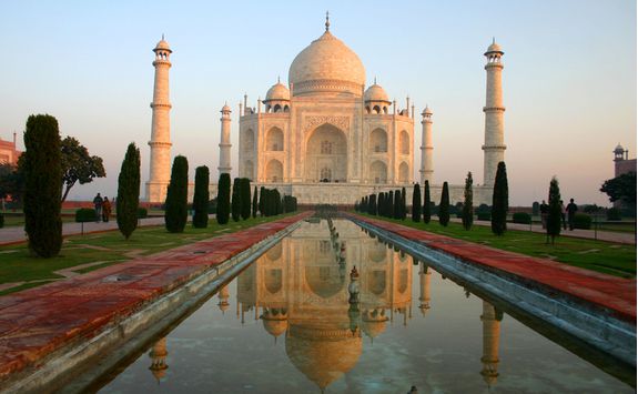 Taj Mahal and gardens