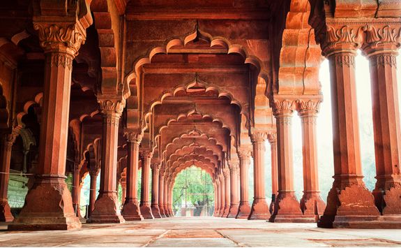 Agra Red Fort colonade