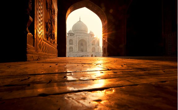 Taj Mahal at dawn
