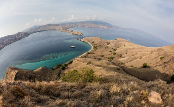 Mountains on Komodo island