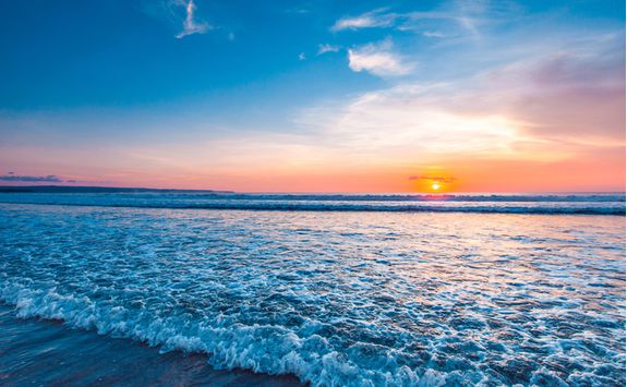 Seminyak beach sunset