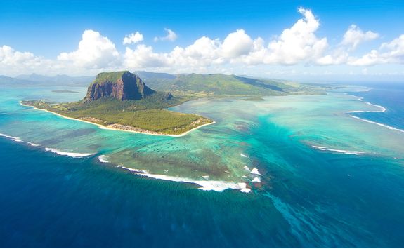 Mauritius aerial