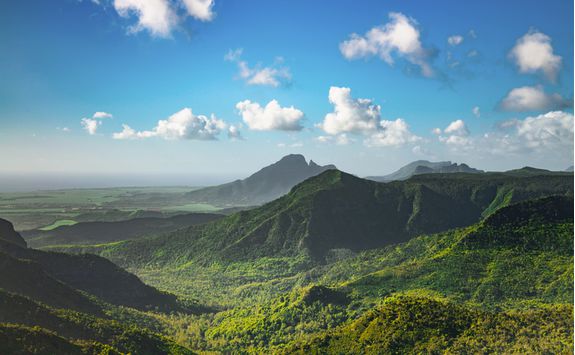 Mountains in Mauritius