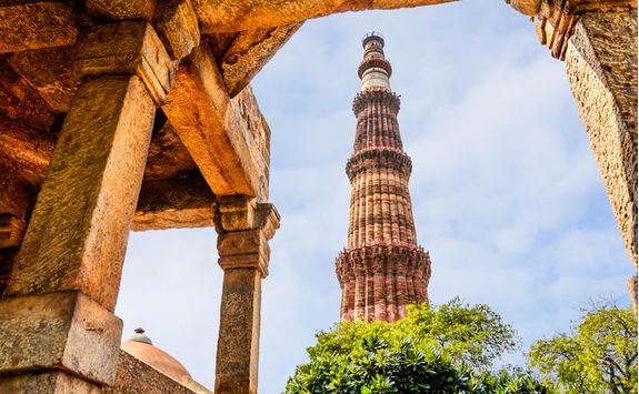 Qutab Minar Tower in Delhi
