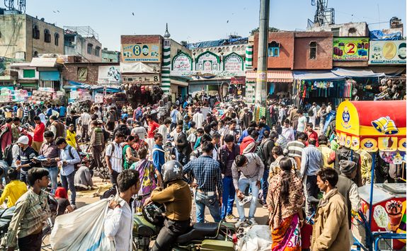 Delhi market
