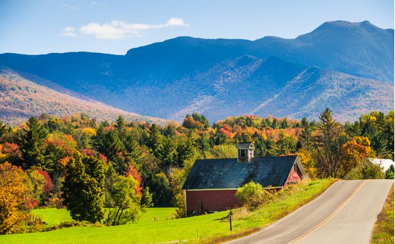 Green Mountains in Vermont