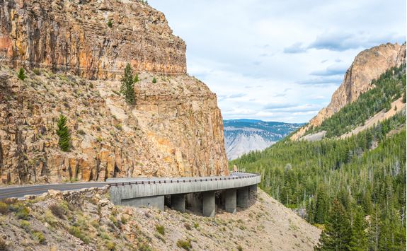 Yellowstone National Park Road