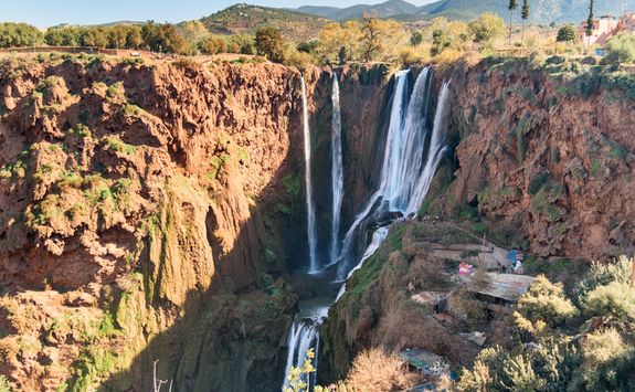 Morocco Atlas waterfall